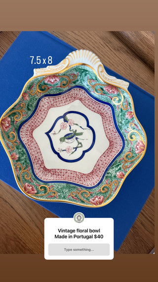 Vintage Portugal Trinket Dish
