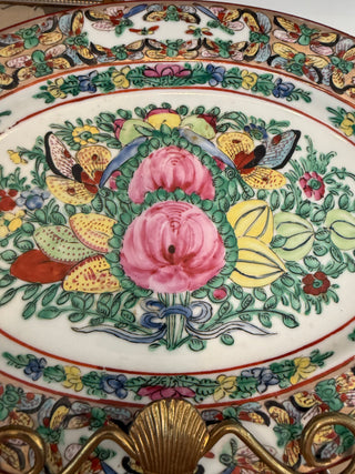 Vintage Rose Canton Plate